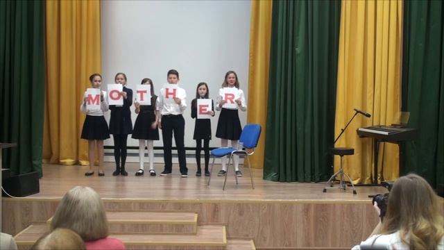 Концерт ко Дню матери - школа 1563 - 2017 смотреть онлайн