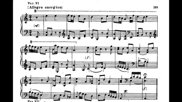 Alexei Stanchinsky - Variations (Audio + Sheet Music) смотреть онлайн