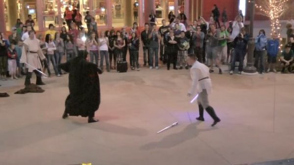 Star Wars Flash Mob/Lightsaber Battle (South Jordan, UT)