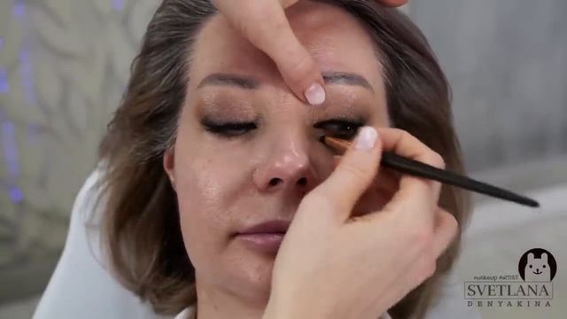 Лифтинг макияж.Макияж преображение после50-60 лет.Урок№203 смотреть онлайн