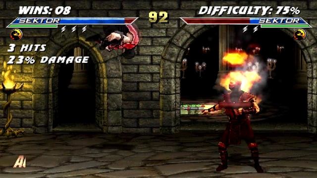 Mortal Kombat Project 4.1 - MK2 Sektor playthrough смотреть онлайн