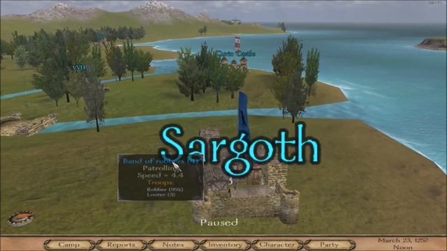 Let's Play - Mount & Blade Warband #1 - Bandit Town - Giggly Greg Warband Gameplay