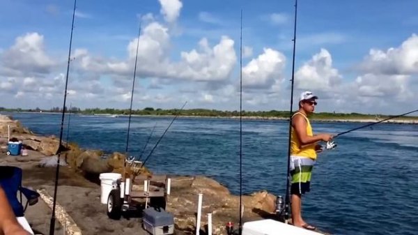 Fishing in fort pierce fl con Ruben ponce and Dario ponce