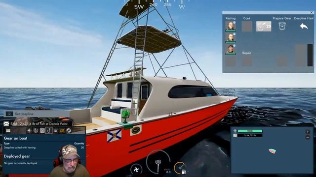 Fishing: North Atlantic - EP2 - Running deeplines saving up for next boat смотреть онлайн
