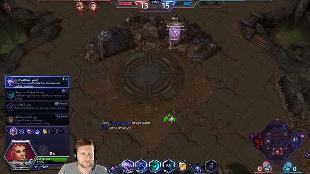 Heroes Of The Storm - Zarya & Warhead Junction First Match!