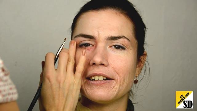 Состарить лицо гримом.OLDY MAKEUP TUTORIAL смотреть онлайн