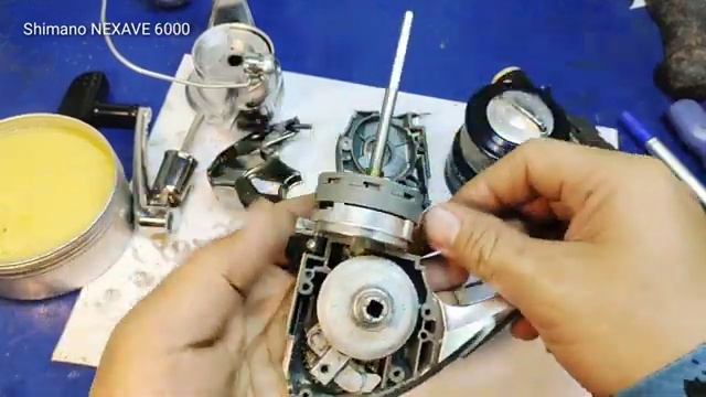 How To Clean Shimano NEXAVE 6000/how To Repair A Broken Reel