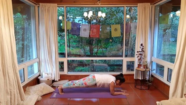 Yoga- Kaladanda - Vinyasa flow. 1:05 hs. APTA embarazadas. смотреть онлайн
