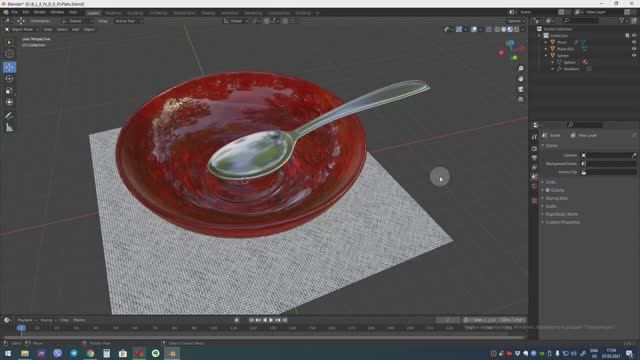 Blender уроки моделирования и рендеринга + HDRI. Как сделать шикарную картинку за одну сек смотреть онлайн