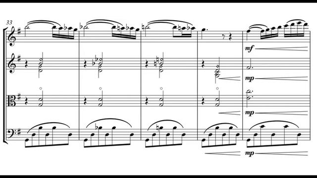 Song of India - String Quartet arrangement (Score Follower) смотреть онлайн