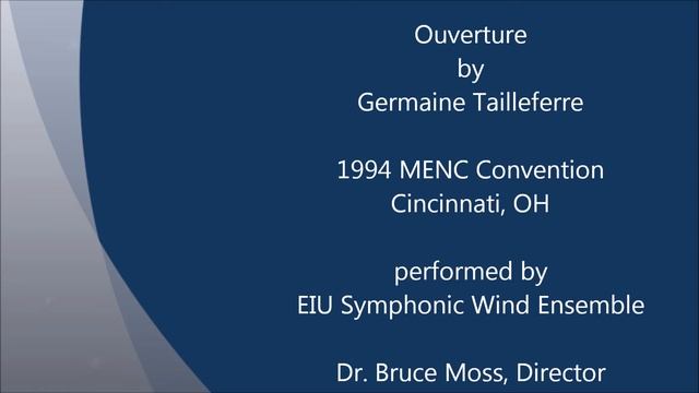 Ouverture - Germaine Tailleferre смотреть онлайн