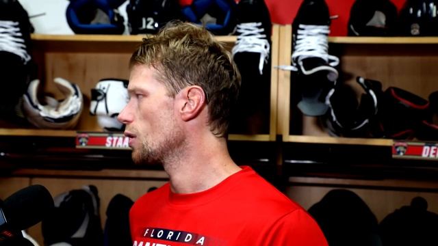 Eric Staal, Panthers Postgame: Florida 4, Anaheim Ducks 3 (OT) смотреть онлайн