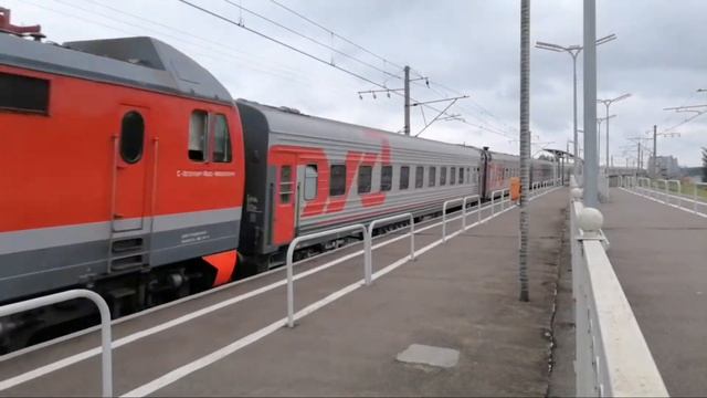 Электровоз ЭП2К-146 с поездом №088А "Смоленск – Санкт-Петербург" смотреть онлайн