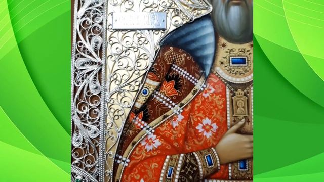 Икона святого Даниила Московского со сканью. Эксклюзивная работа мастерской смотреть онлайн