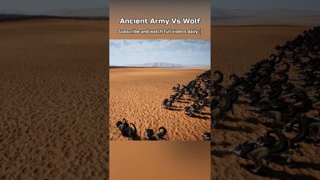 ANCIENT ARMY VS WOLVES | Ultimate Epic Battle Simulator 2 | UEBS 2 смотреть онлайн