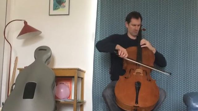 David Popper - Etude # 9 Andante Sostenuto - Violoncelle Cédric Forré