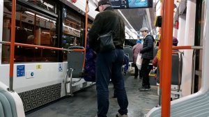 Поездка на трамвае богатырь м 71-923м по маршруту а СПБ