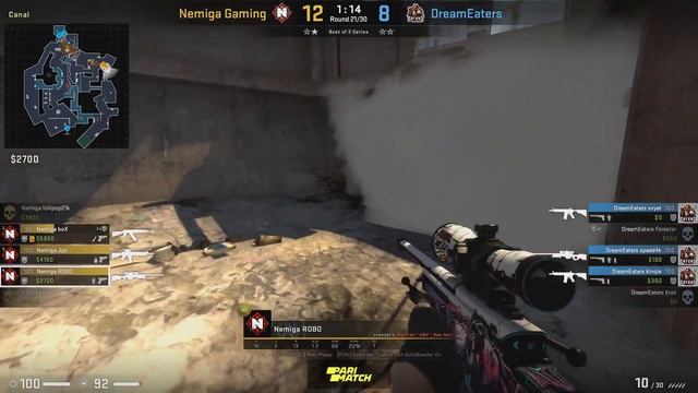 Nemiga vs DreamEaters - Map2 @Overpass | Forge of Masters Season 2: Online Stage смотреть онлайн