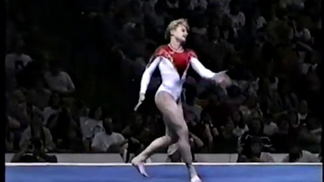 Amanda Borden - Floor Exercise - 1996 Olympic Trials смотреть онлайн