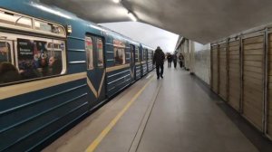 Московско-Петроградская 2 линия 02 01 2024 Санкт-Петербург метро Saint Petersburg metro subway