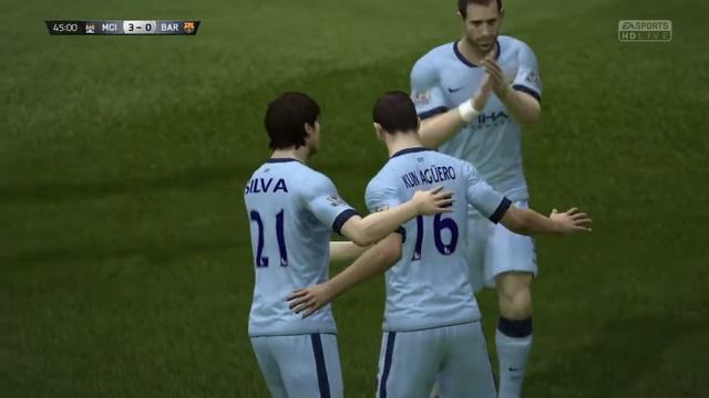 FIFA 15 Match Prediction - Manchester City vs Barcelona смотреть онлайн