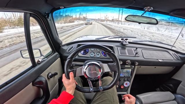 1974 Moskvich 412 Turbo 2.0L - POV TEST DRIVE смотреть онлайн