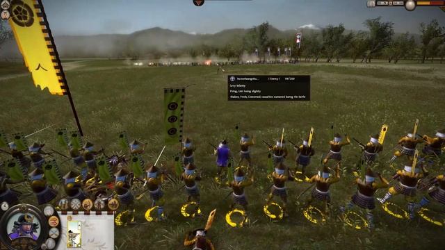 Total War: SHOGUN 2 1vs1: ODA Matchlock Ashigaru vs *9-chevron* Levy Infantry (FOTS) смотреть онлайн