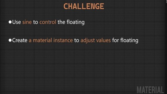 17. Create A Floating Rock. ONE COURSE SOLUTION FOR MATERIAL Unreal Engine 5