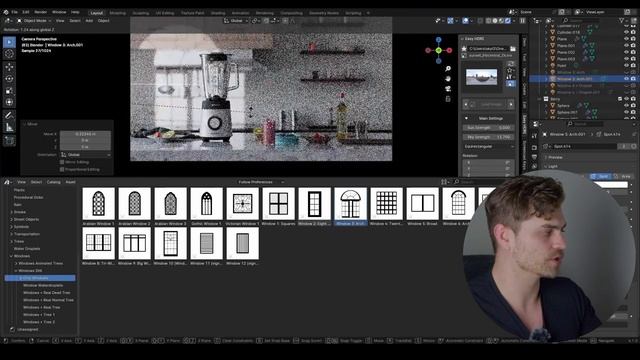 Lighting a Kitchen in Blender [Free Course_ Part 11] смотреть онлайн