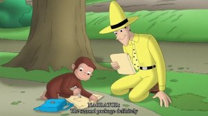 Curious George - 255 - Pen Pals (Learn English Language with subtitles)