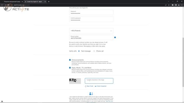 РЕГИСТРАЦИЯ Apple БЕЗ НОМЕРА ТЕЛЕФОНА ! КАК СОЗДАТЬ АККАУНТ AppleID смотреть онлайн