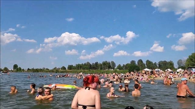 Пляж Островок 15 км от города. Выходной день воскресенья. Белгород 6 августа 2023 год смотреть онлайн