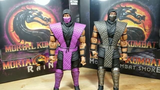 Storm collectibles Mortal kombat Rain and Smoke Action figure review смотреть онлайн