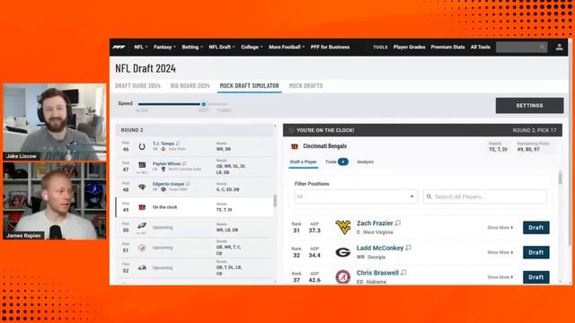 Cincinnati Bengals BEEF Up Trenches in Mock Draft смотреть онлайн