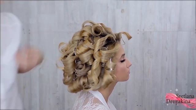 Объемная укладка плойкой.Прическа на каре урок №113 смотреть онлайн