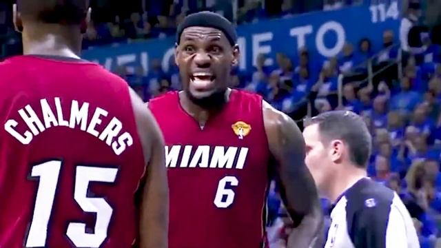 MARIO CHALMERS GETTING PRESSED BY MIAMI BIG 3!!! смотреть онлайн