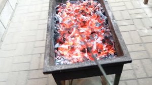 Как должны выглядеть угли для жарки шашлыка. #food #гриль #beeffood #grill #угли