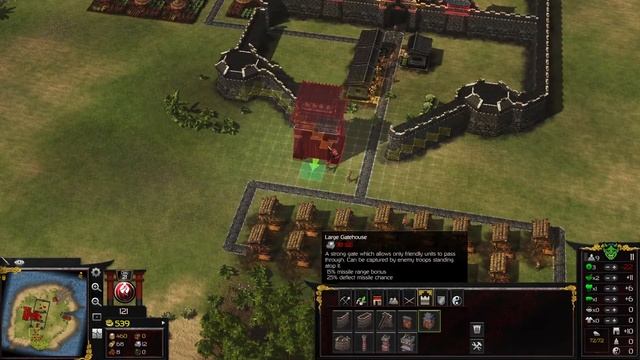 Stronghold Warlords Relaxing Castle Build смотреть онлайн