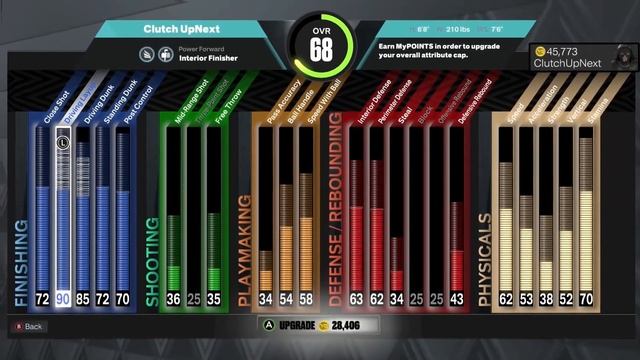 NBA 2K23 But I Can Only UPGRADE My BUILD after I SCORE.. смотреть онлайн
