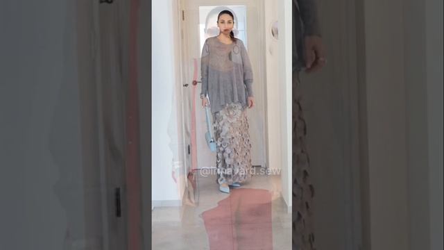 Свитер из тонкого трикотажа_ пошив на нашем канале_ Irinavard смотреть онлайн