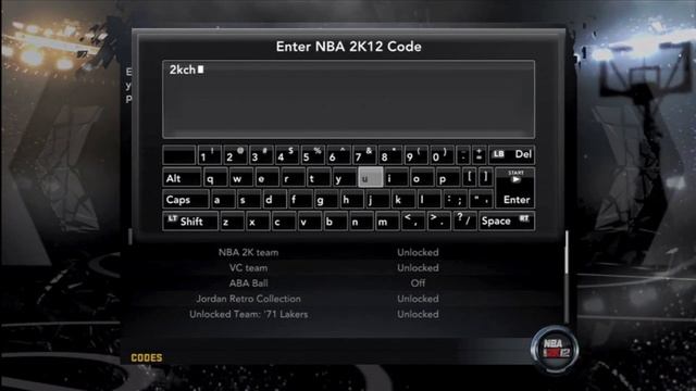 NBA 2K12 - All codes and Unlockables!!!! смотреть онлайн