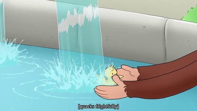 Curious George - 289 - Duck Helper George (Learn English Language With Subtitles)