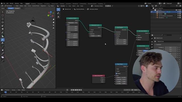 Growing Strawberry Geometry Nodes [Free Course_ Part 15] смотреть онлайн