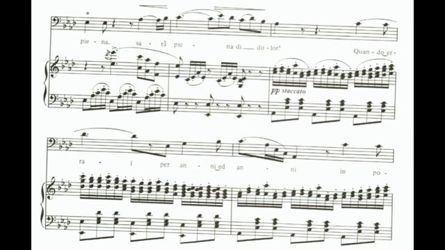 Ah! Per Sempre Io Ti Perdei (I Puritani - V. Bellini) Score Animation