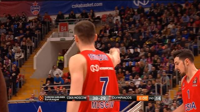 EVROLIGA: Akcija De Koloa i Hantera za TV Špice | CSKA - Olimpijakos Sport Klub смотреть онлайн
