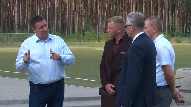 Игра №1. Визит в Пинск председателя Белорусской федерации футбола Владимира Базанова смотреть онлайн