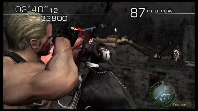 Resident Evil 4 Mercenaries | Krauser (Castle) смотреть онлайн