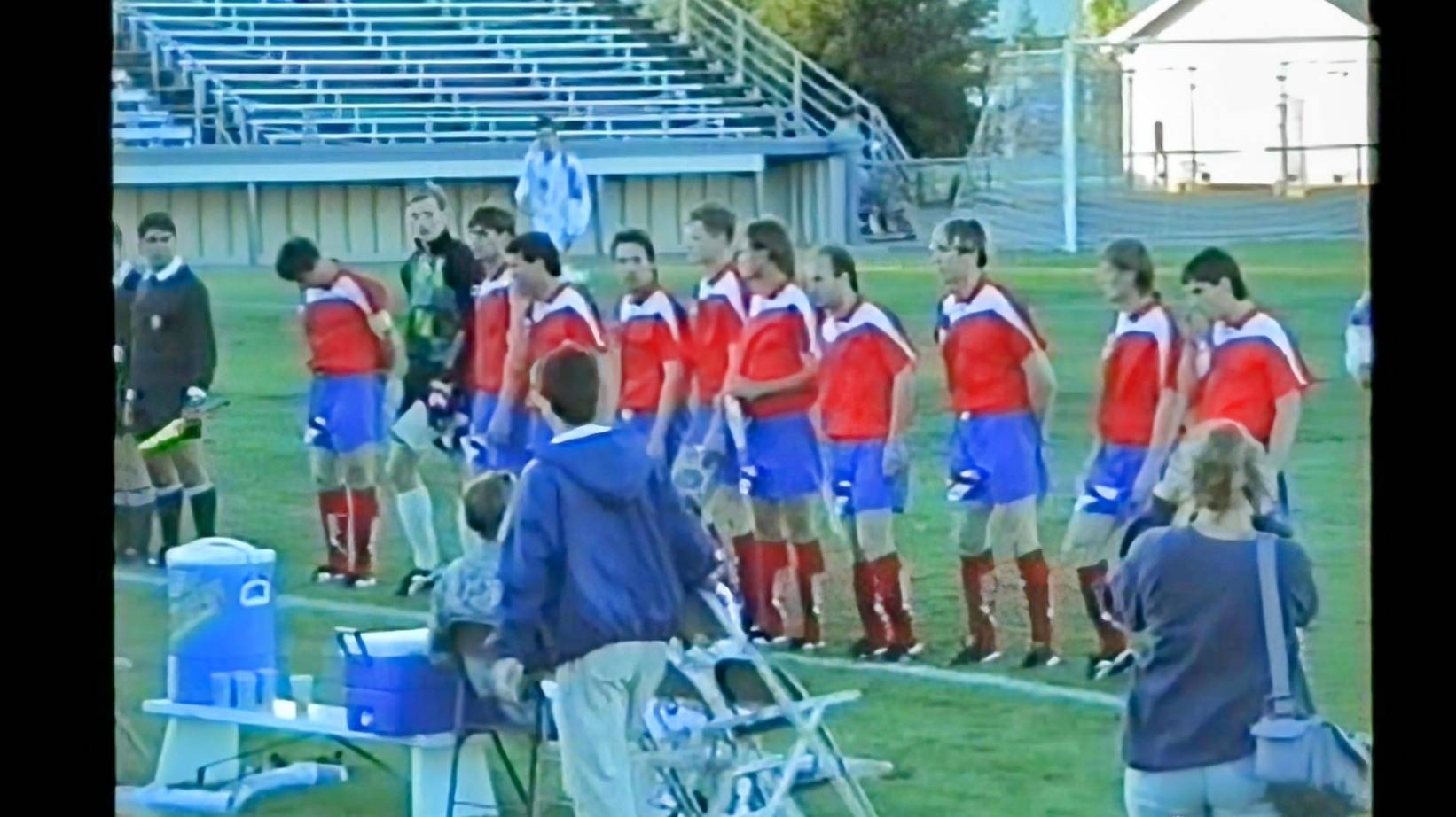 Футбольный клуб «КАМАЗ» в США. 22 июня 1994 г. Перед матчем с командой из Дублина, Калифорния