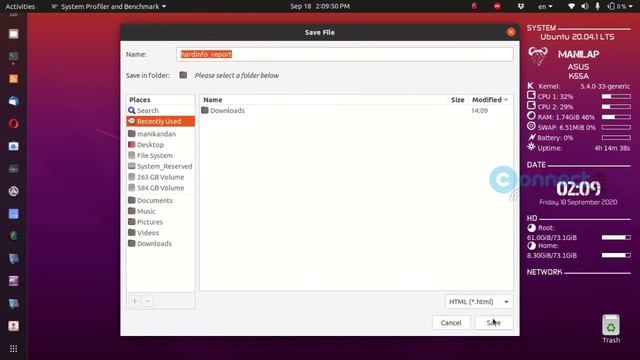 How to View System Information in Ubuntu | Hardinfo | Linux System Profiler and Benchmark смотреть онлайн