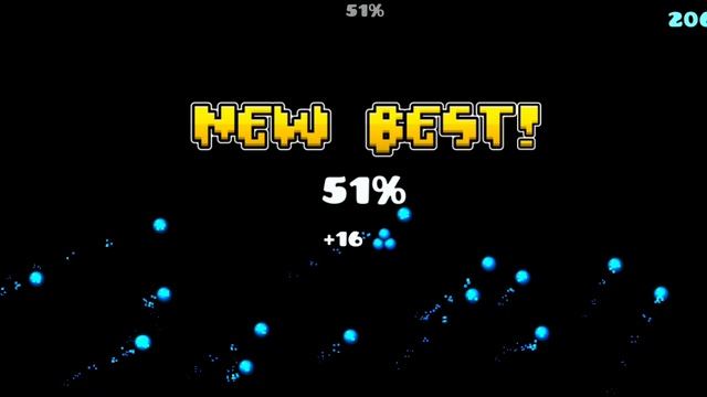очень красивый уровень в Geometry Dash!
